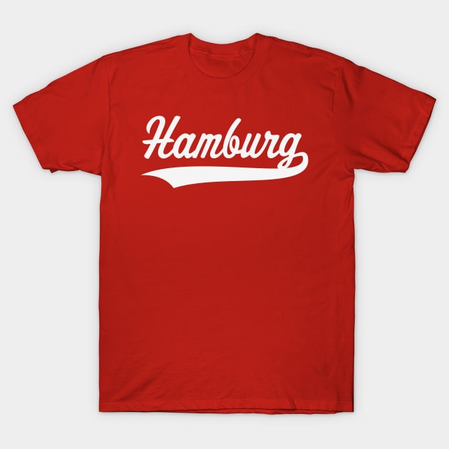 Hamburg (Freie Und Hansestadt / White) T-Shirt by MrFaulbaum
